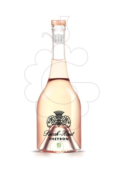 Photo Rosé Chateau Puech-Haut Theyron rosé wine