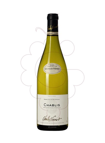 Photo Charles Vienot Chablis white wine