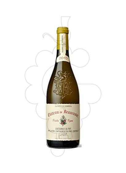 Photo White Chateau Beaucastel white wine