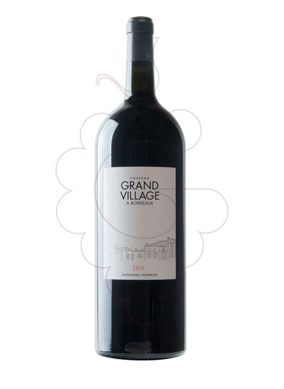 Photo Ch. Grand Village Magnum red wine