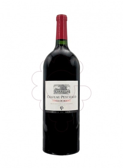 Photo Chateau peychaud magnum red wine