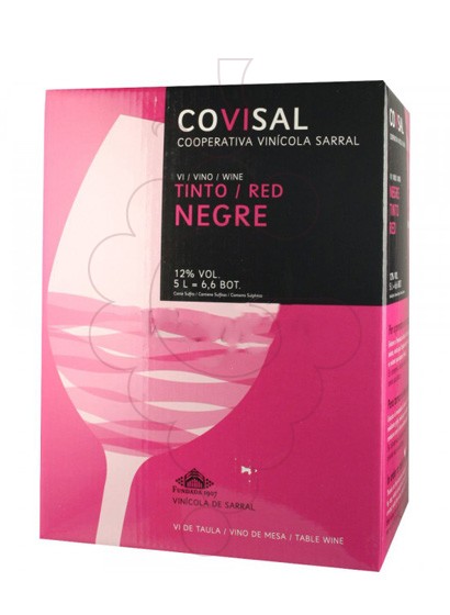 Photo Covisal Negre Box red wine