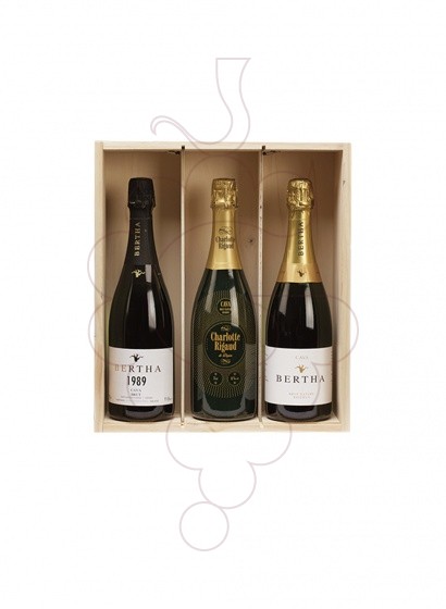Photo Christmas boxes 3 bottles Pack of Cava