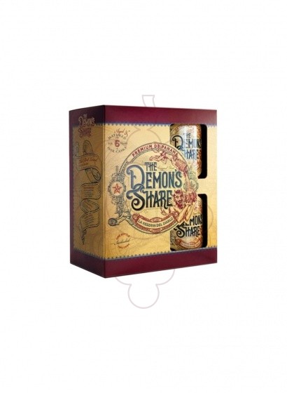 Photo Rum The Demon's Share 6 Years Pack (1 u + 2 glasses)