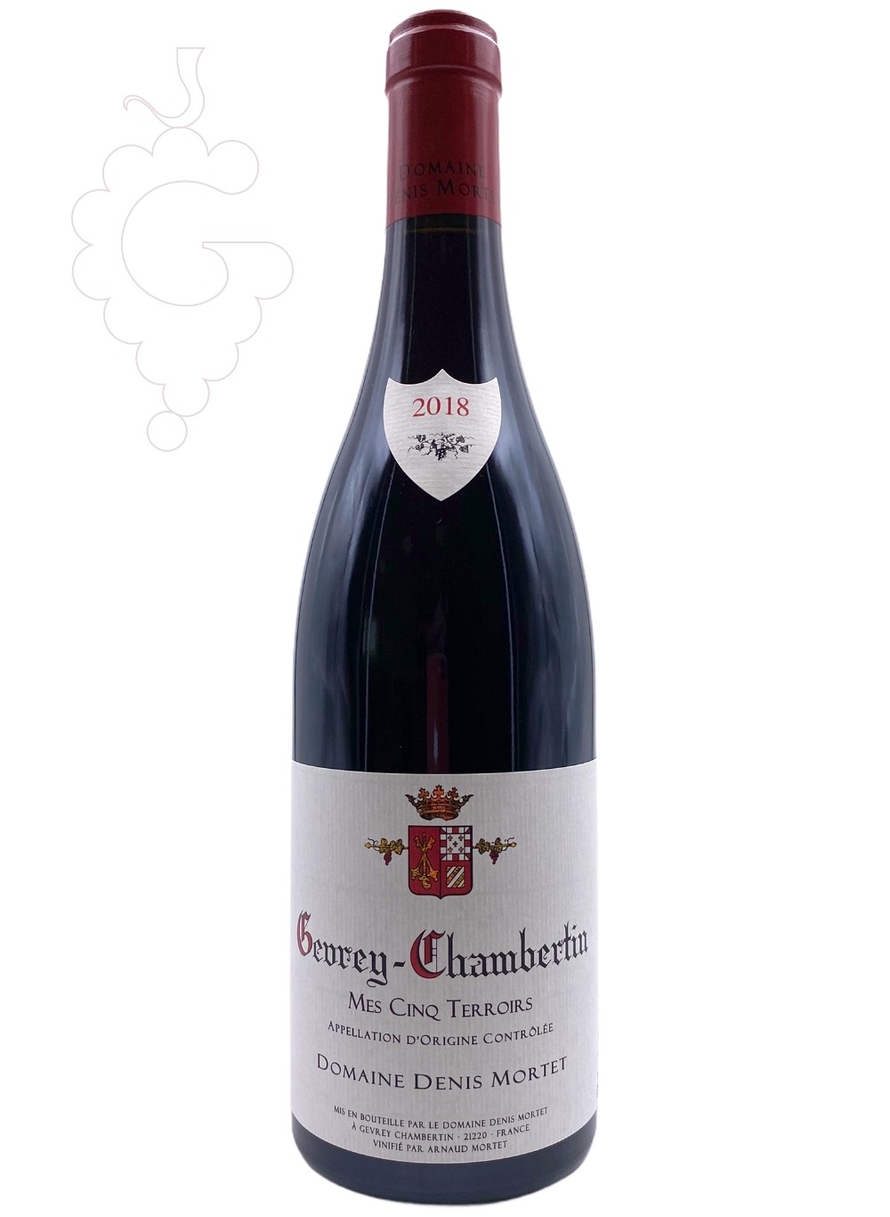 Photo Denis Mortet Gevrey-Chambertin Mes Cinq Terroirs red wine