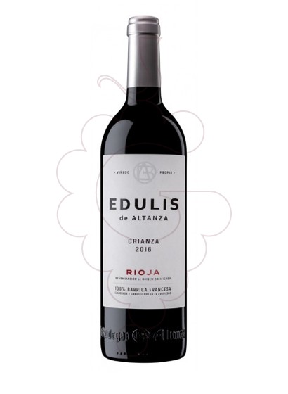 Photo Edulis de altanza Crianza red wine