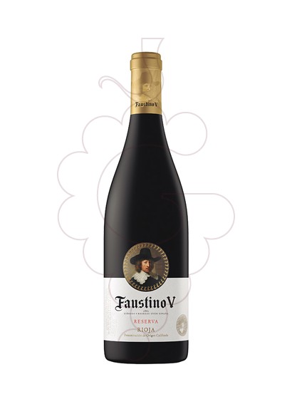 Photo Faustino V Negre Reserva red wine