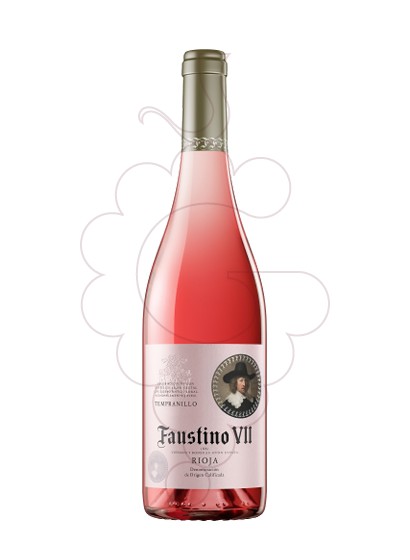 Photo Faustino VII Rosat rosé wine