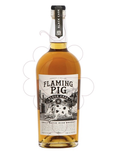 Photo Whisky Flaming Pig Black Cask