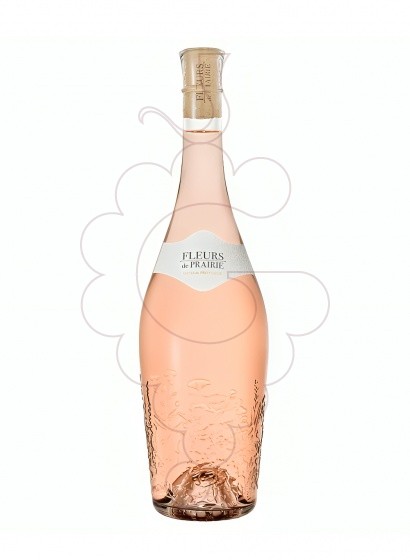 Photo Fleurs Prairie Provence Magnum rosé wine