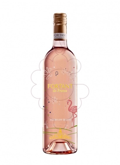Photo Rosé Fortant Merlot rosé wine