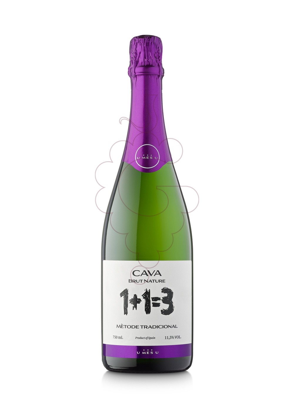 Photo 1 + 1 = 3 Brut Nature sparkling wine