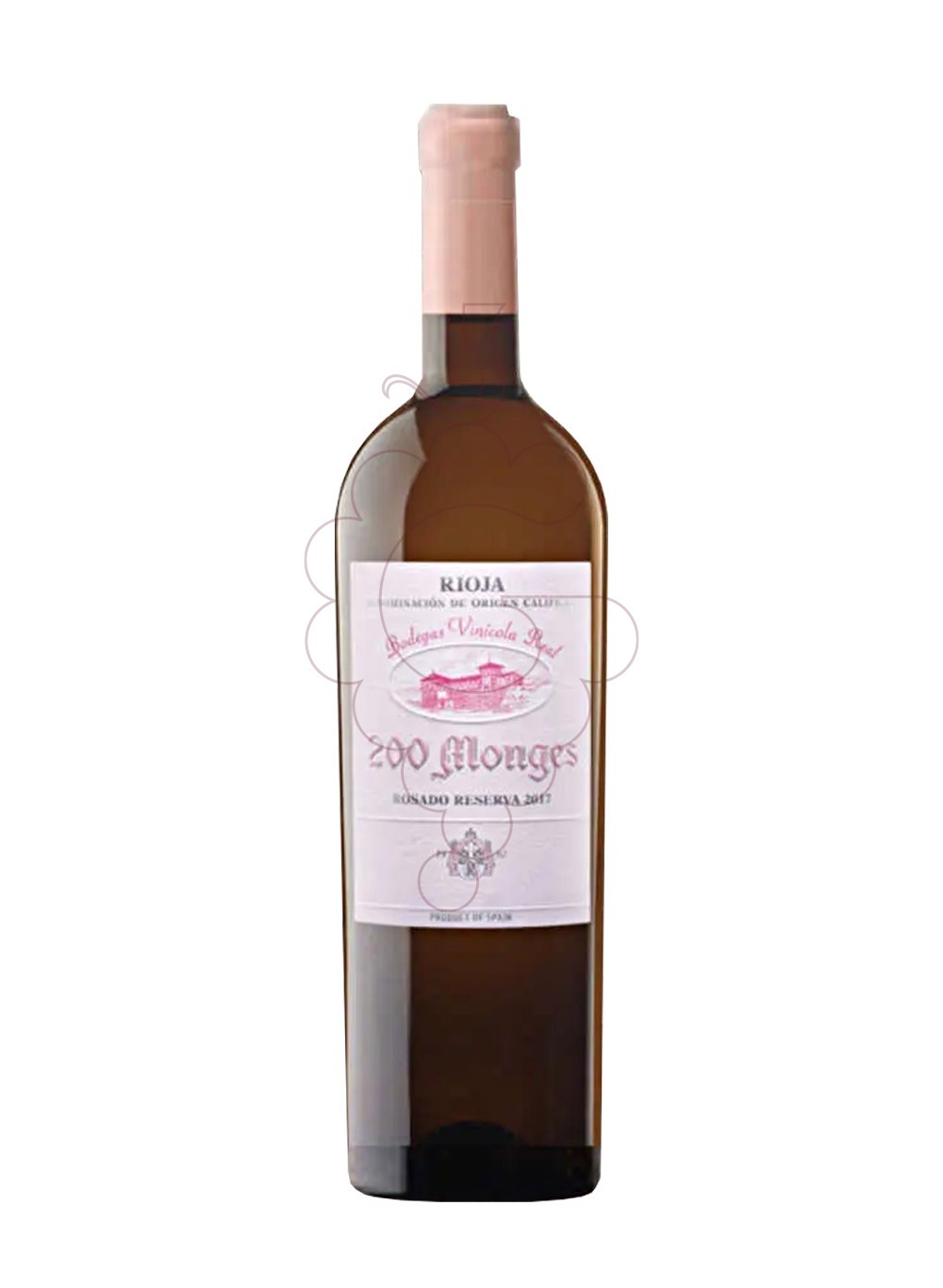 Photo 200 monges rosat reserva 2017 rosé wine