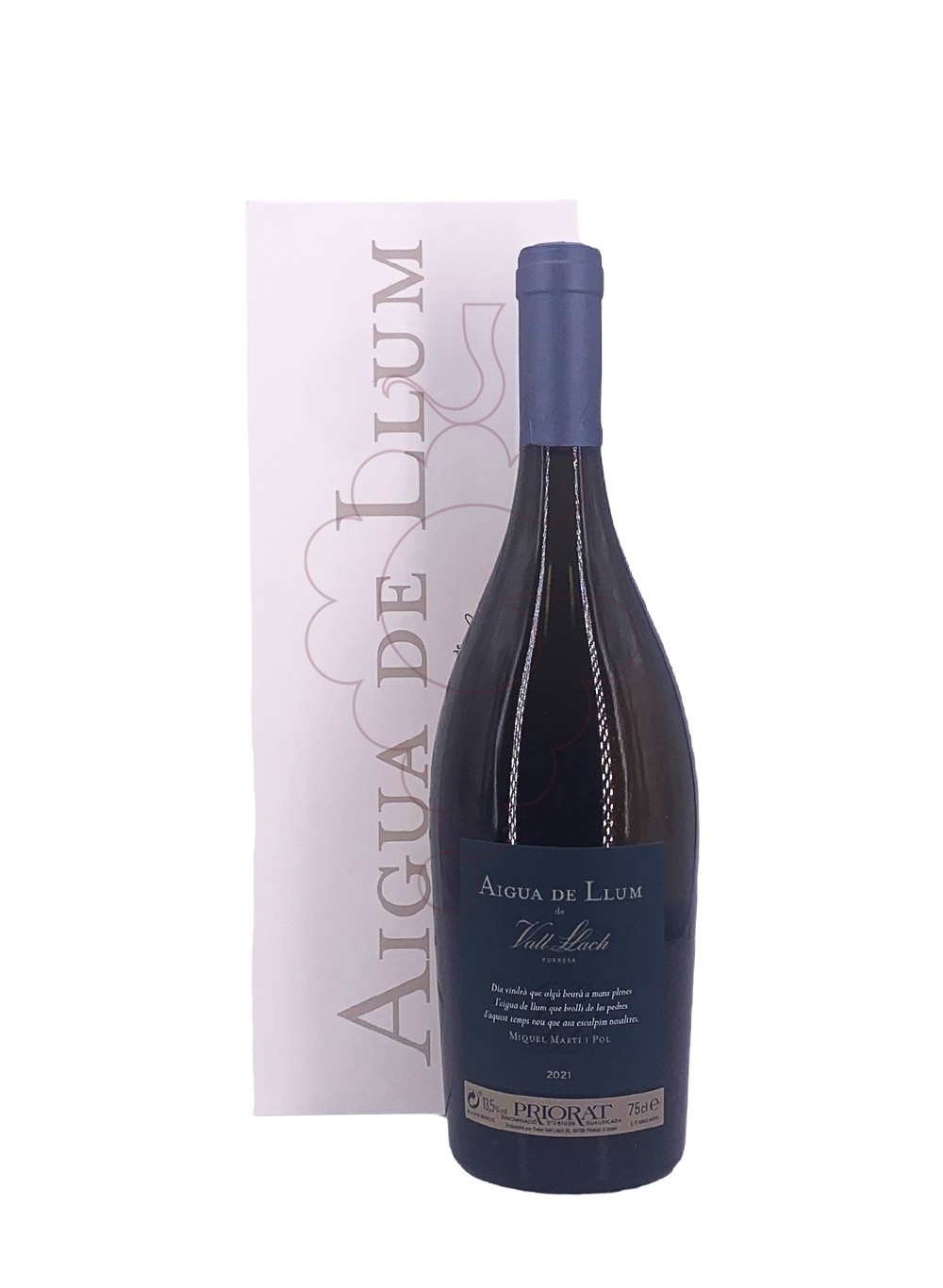 Photo Aigua de Llum de Vall llach white wine