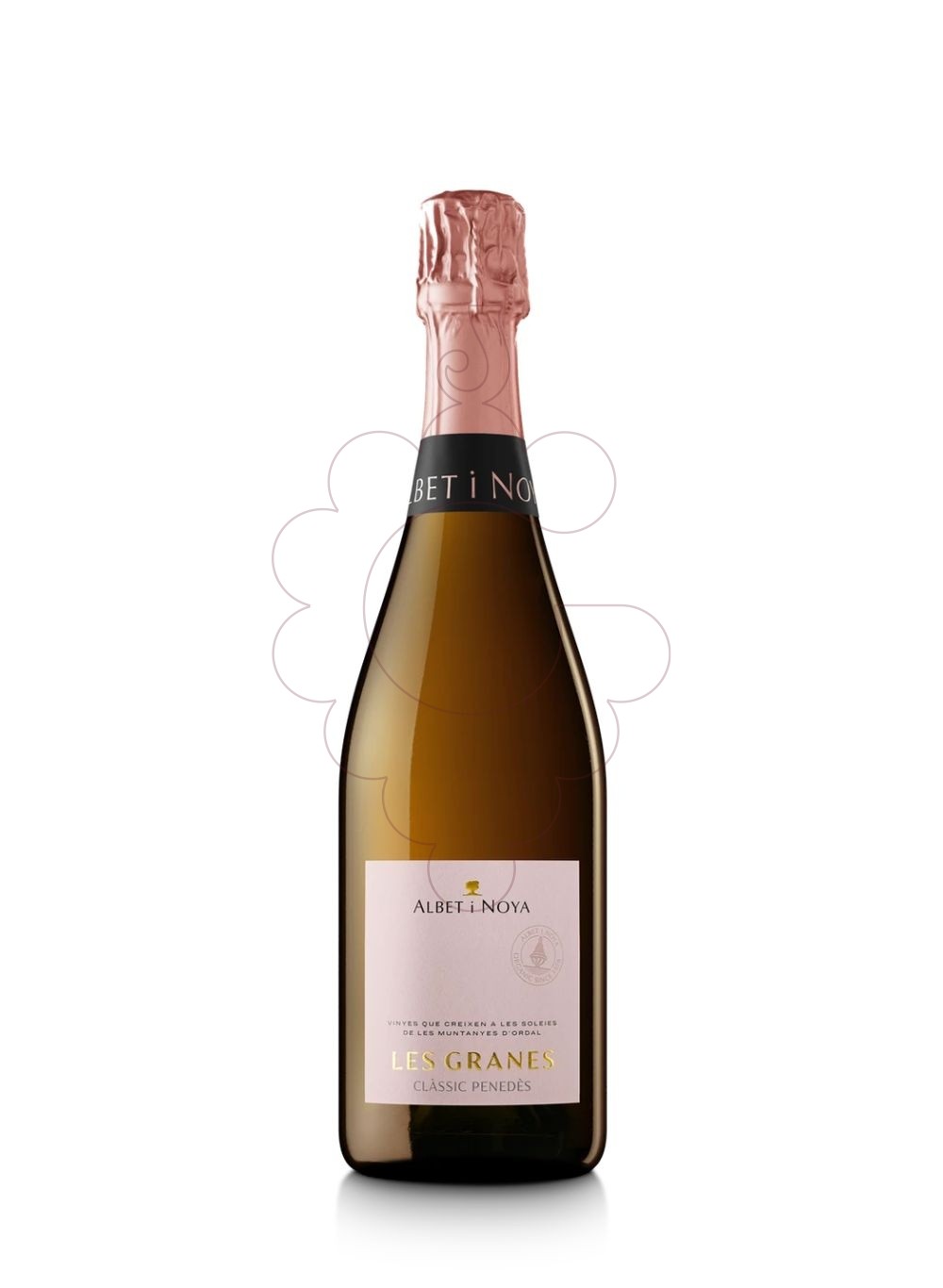 Photo Albet i noya les granes rose sparkling wine