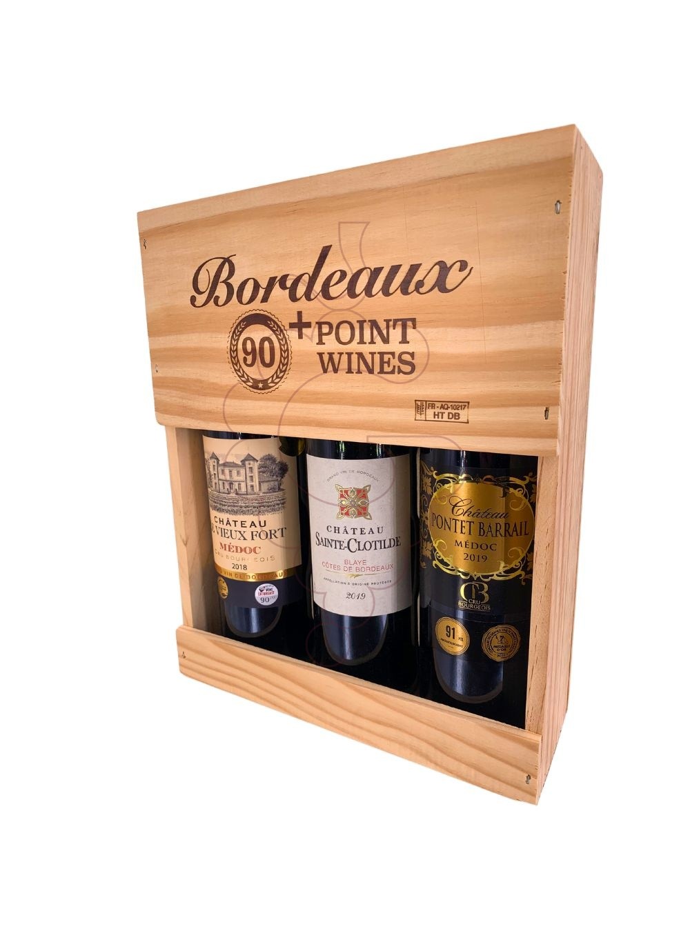 Photo Gift boxes Pack Bordeaux +90 Points Wine