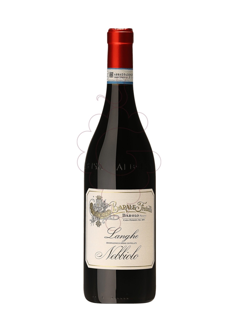 Photo Barale langhe nebbiolo 2021 red wine