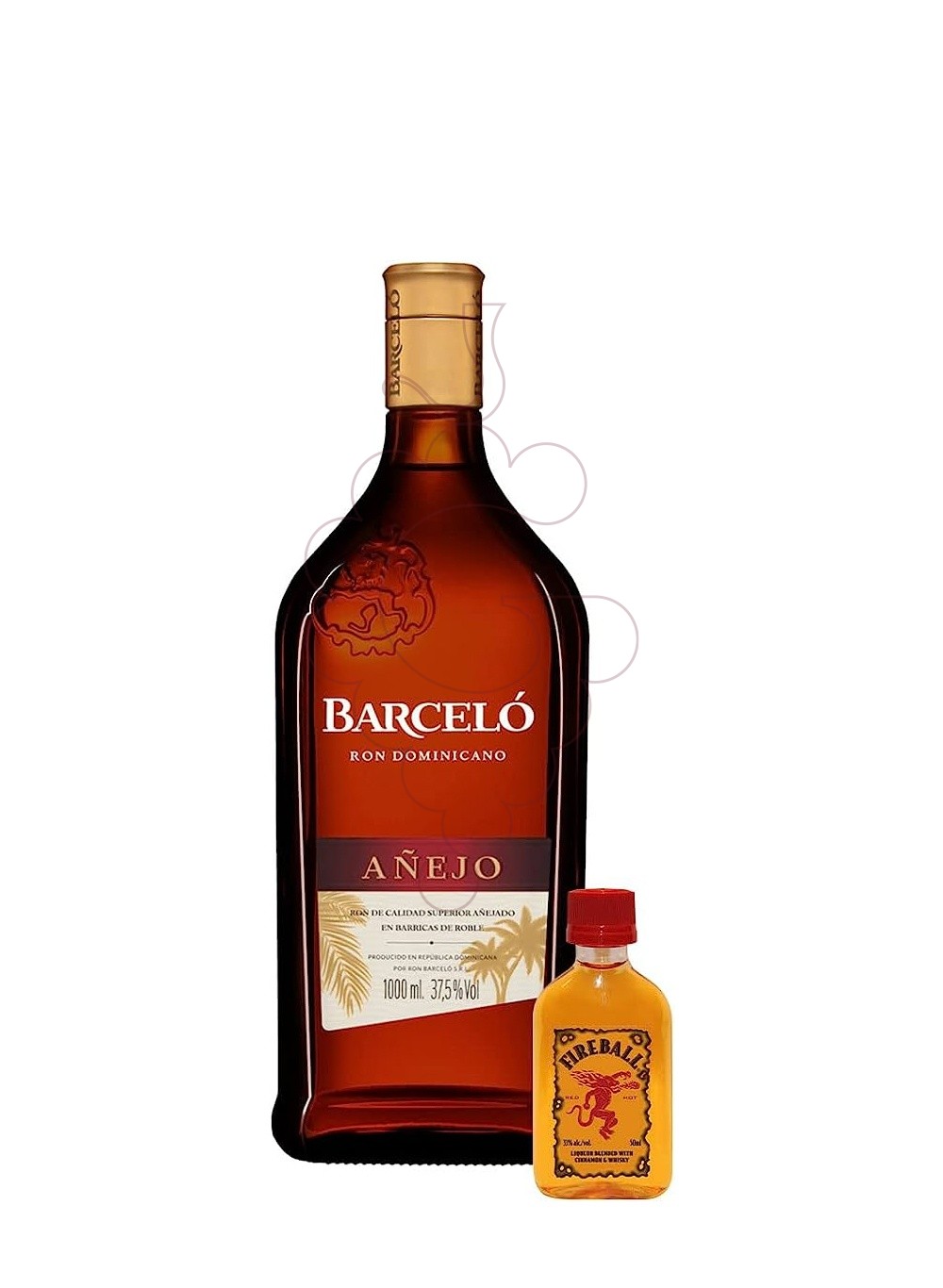 Photo Rum Barceló Añejo Pack (1 bot + Fireball mini)