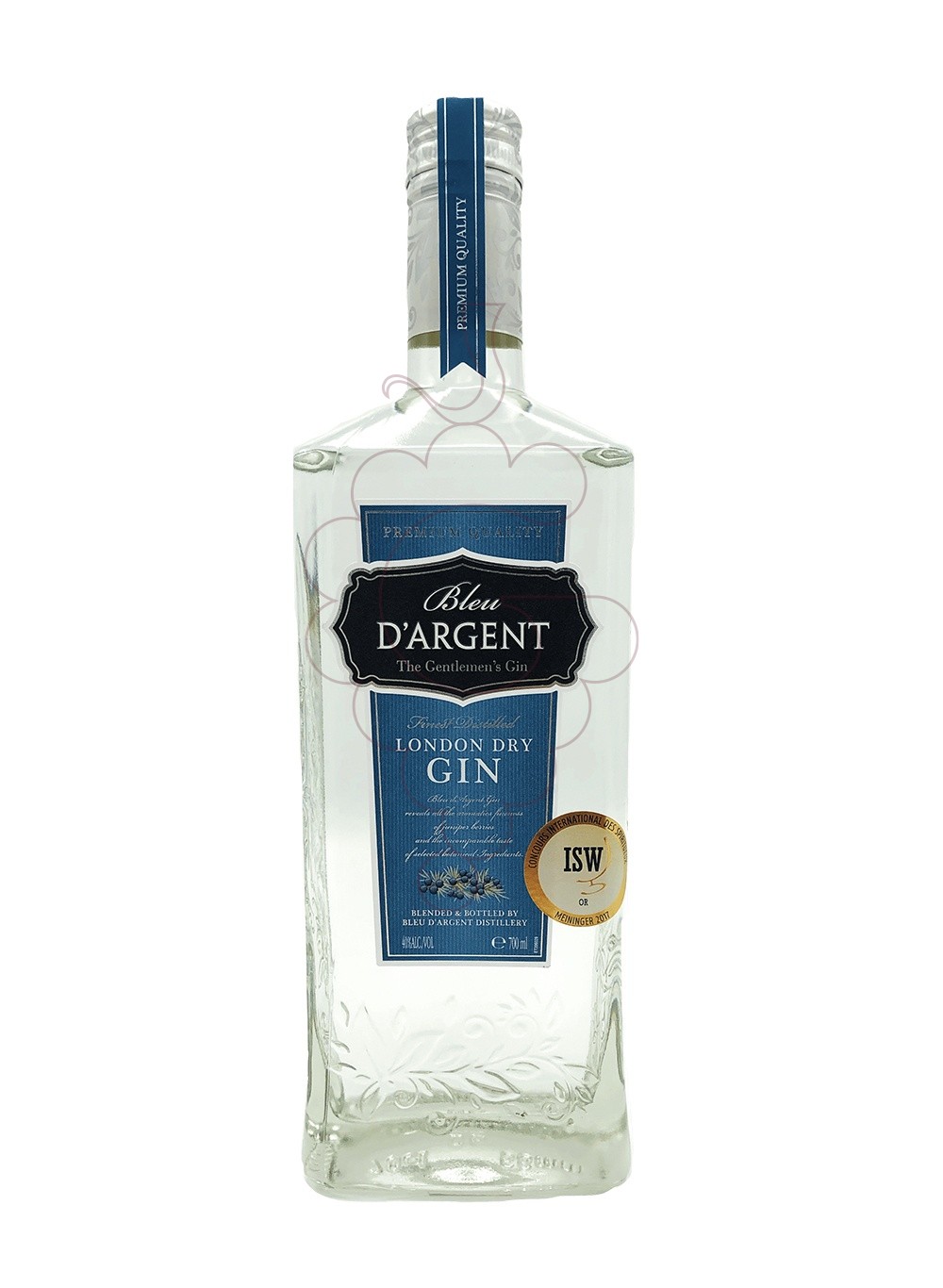 Photo Gin Bleu d'argent london dry gin