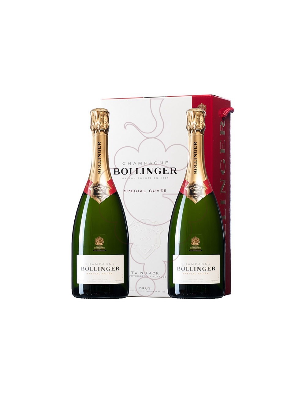 Photo Gift boxes Bollinger twin pack 2 amp