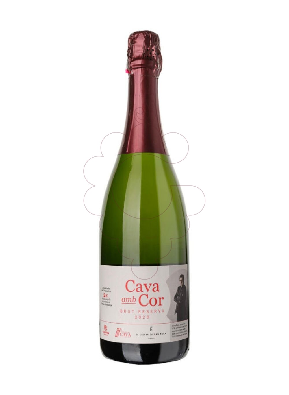 Photo Cava amb cor brut reserva sparkling wine