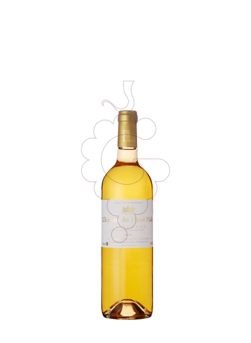 Photo Chateau du Haut Pick Sauternes fortified wine