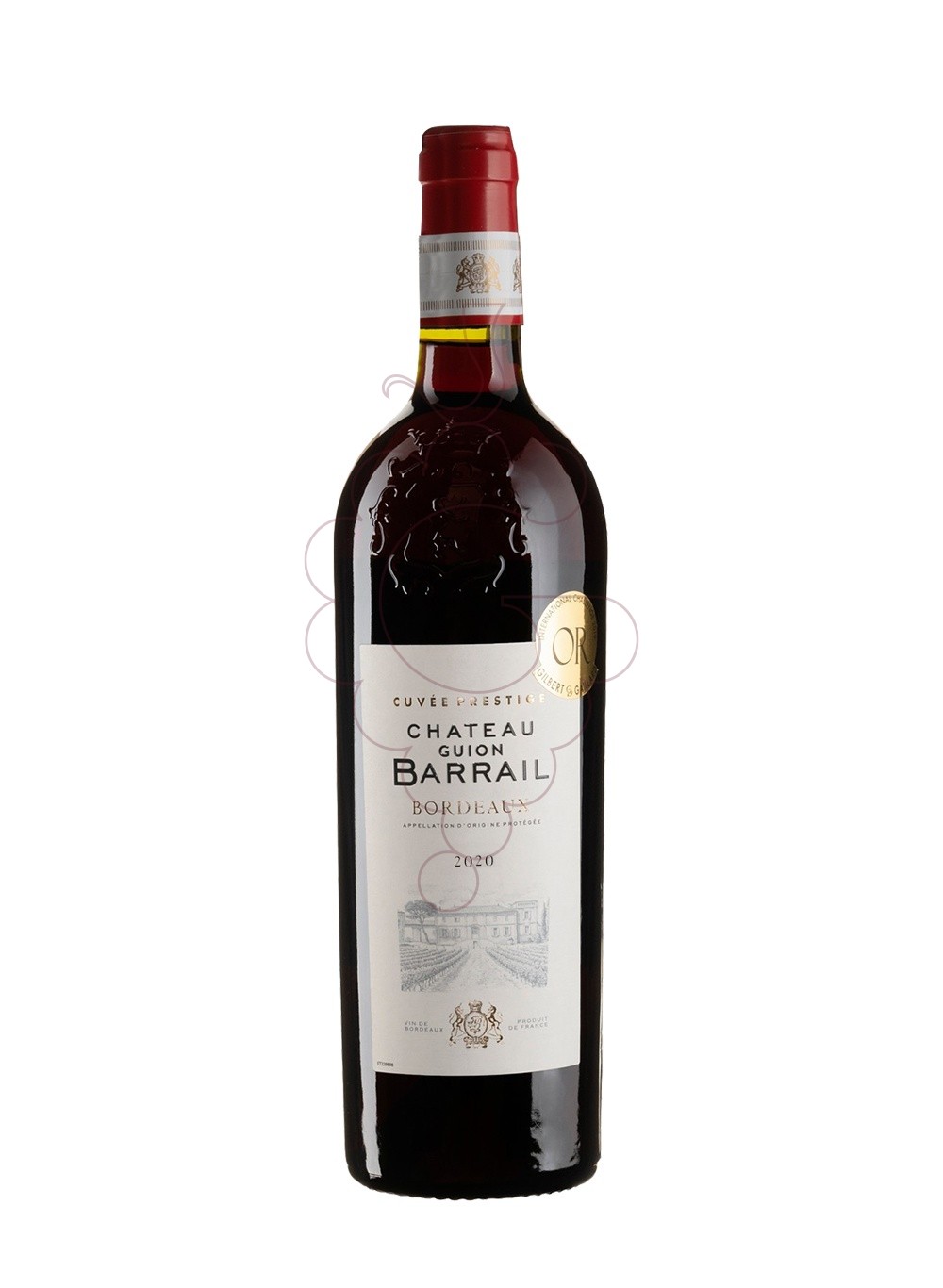 Photo Ch guion barrail bdx ng 2020 red wine