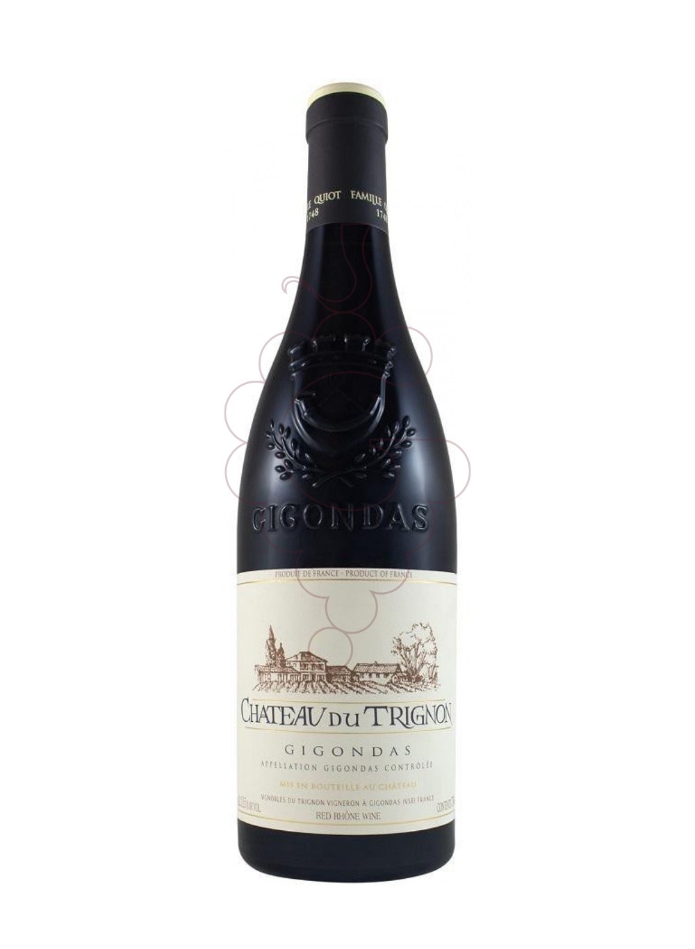 Photo Ch. trignon gigondas negre 17 red wine