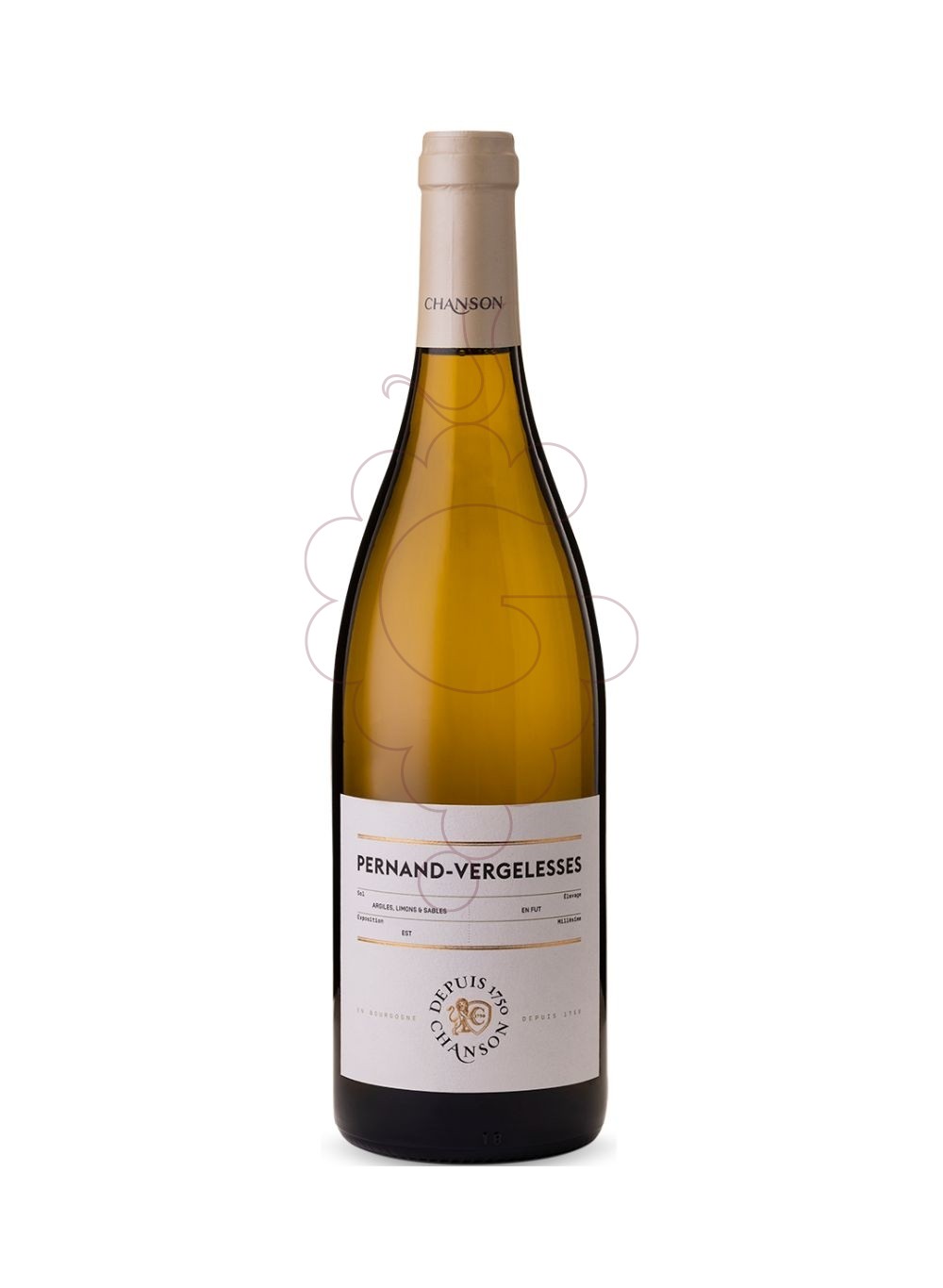 Photo Chanson Pernand-Vergelesses Chardonnay white wine