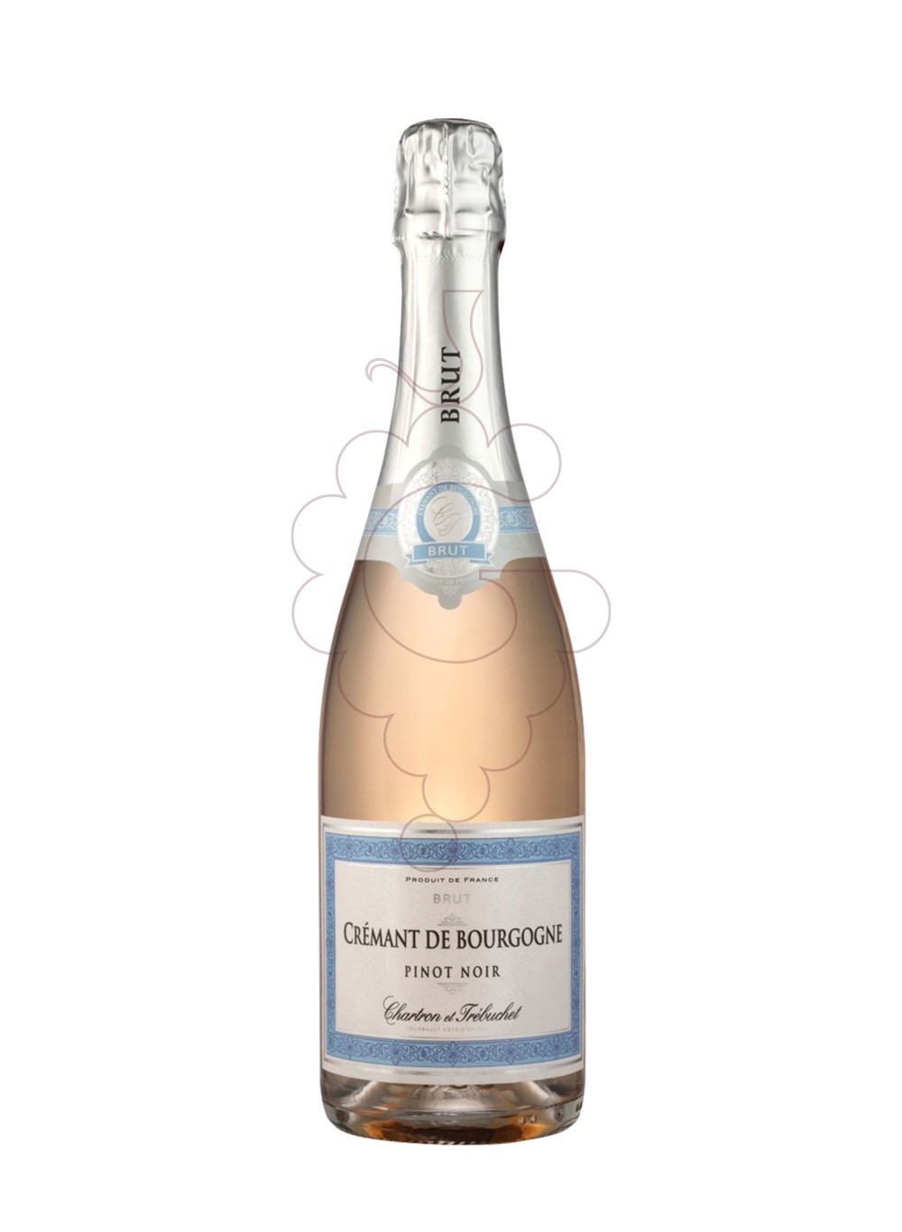 Photo Rosé Chartron et Trebuchet Crémant Bourgogne sparkling wine