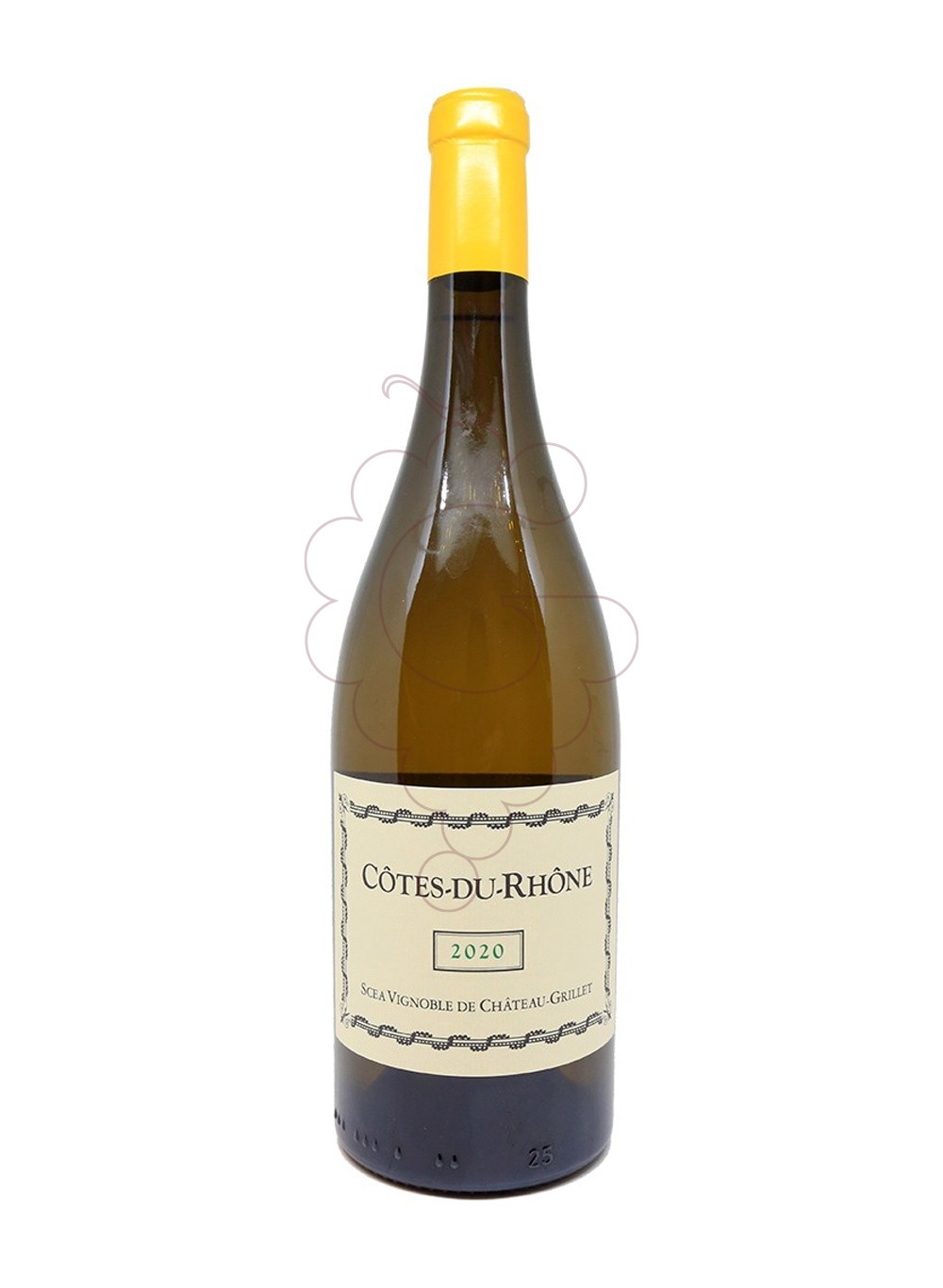 Photo White Chateau Grillet Cotes du Rhone white wine