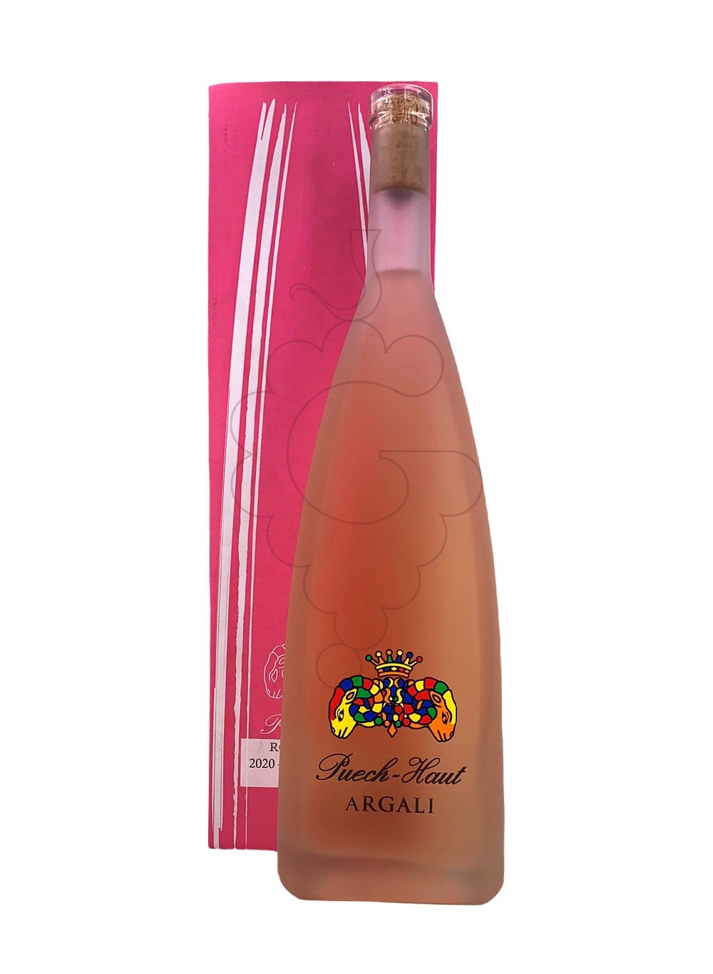 Photo Rosé Chateau Puech-Haut Prestige Givré Magnum rosé wine