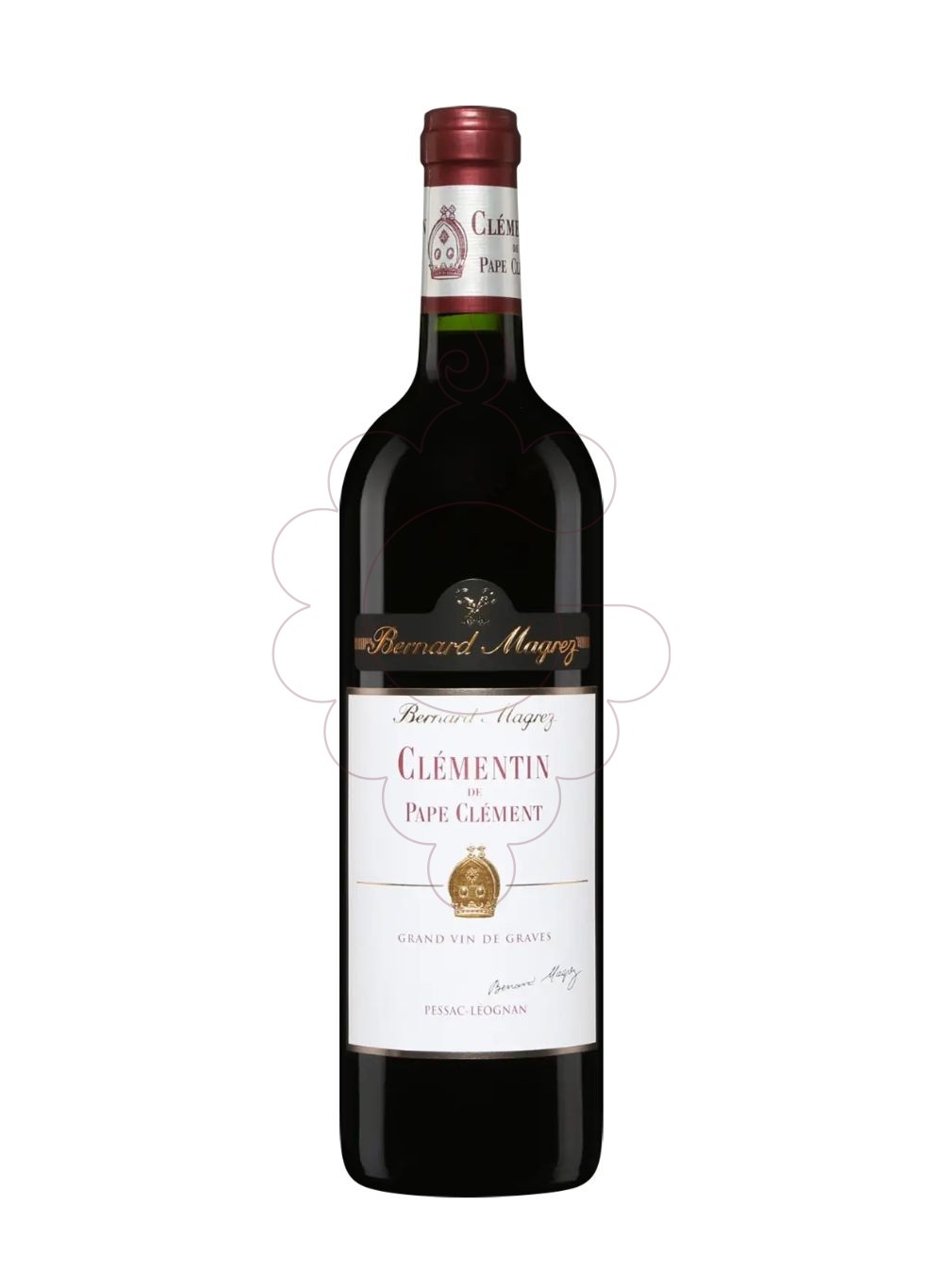 Photo Clementin de pape clement 18 red wine