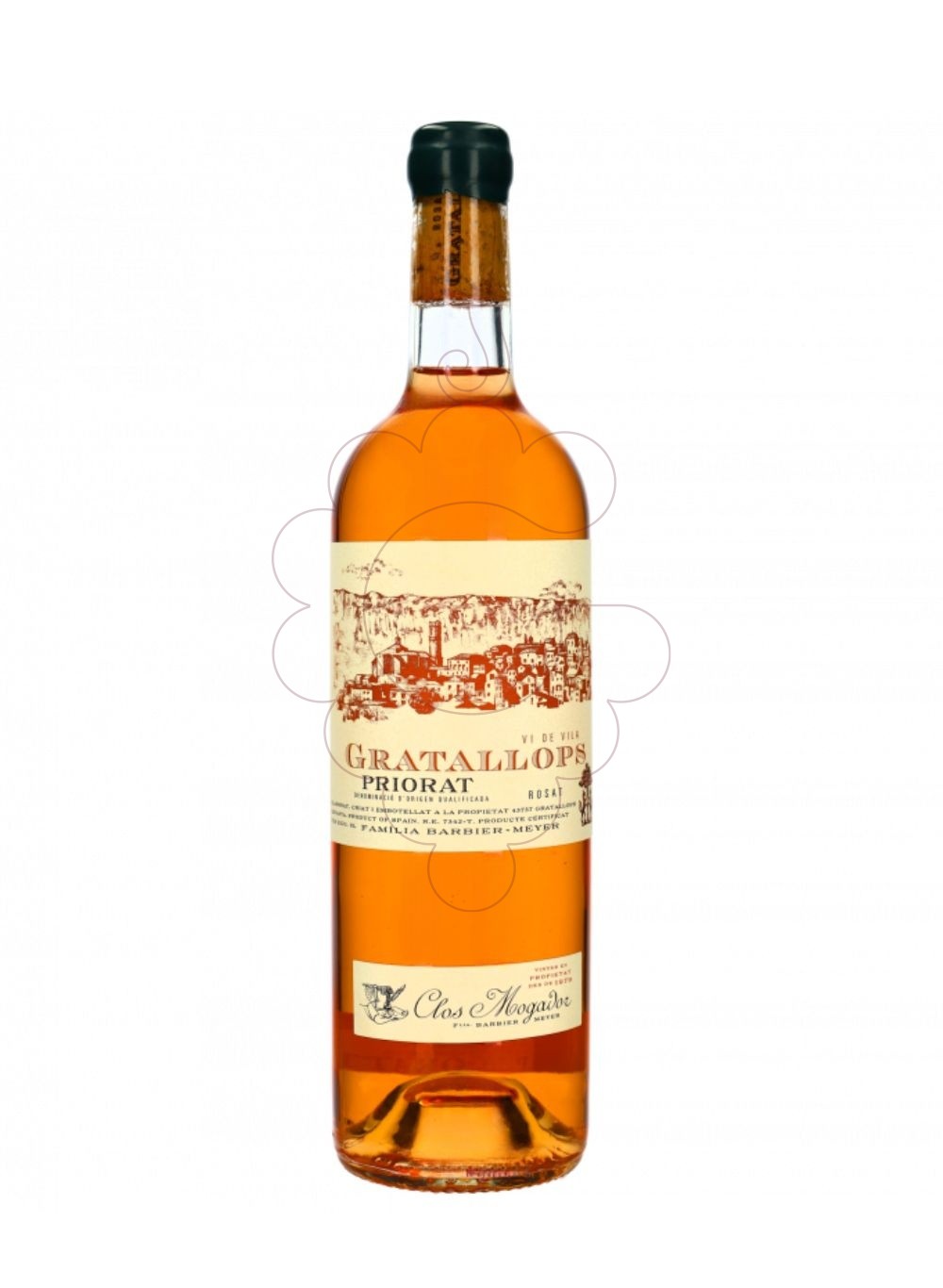Photo Clos mogador gratallo.rosat 22 rosé wine
