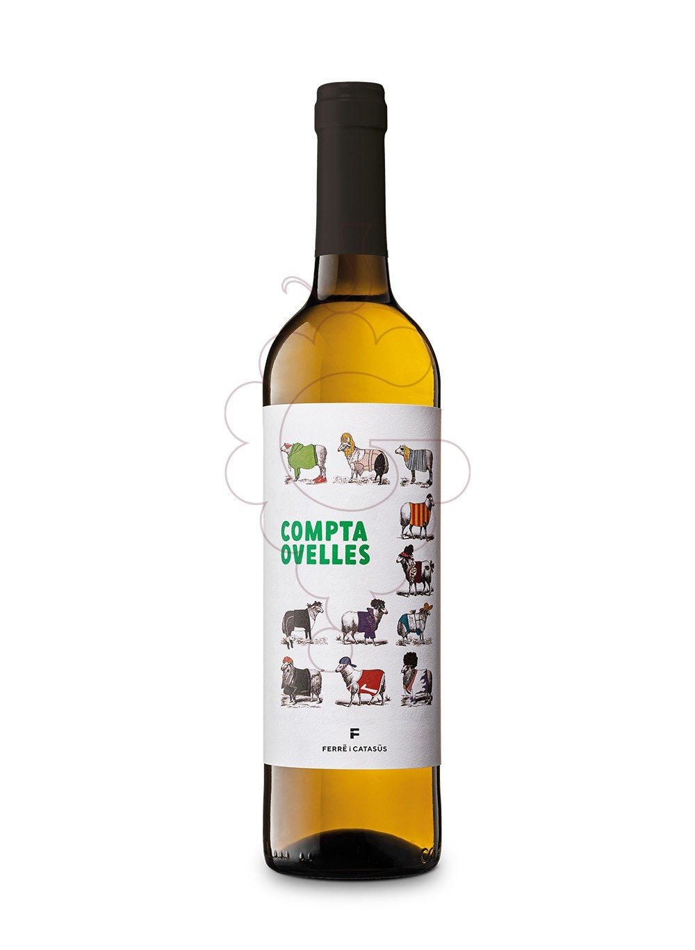 Photo White Compta Ovelles white wine
