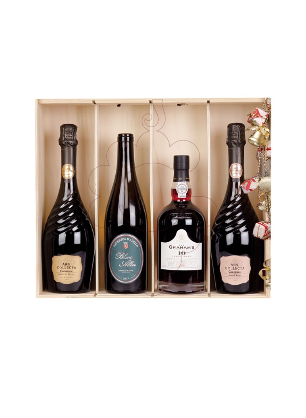 Photo Christmas boxes Wine + Cava + Assortment Pack