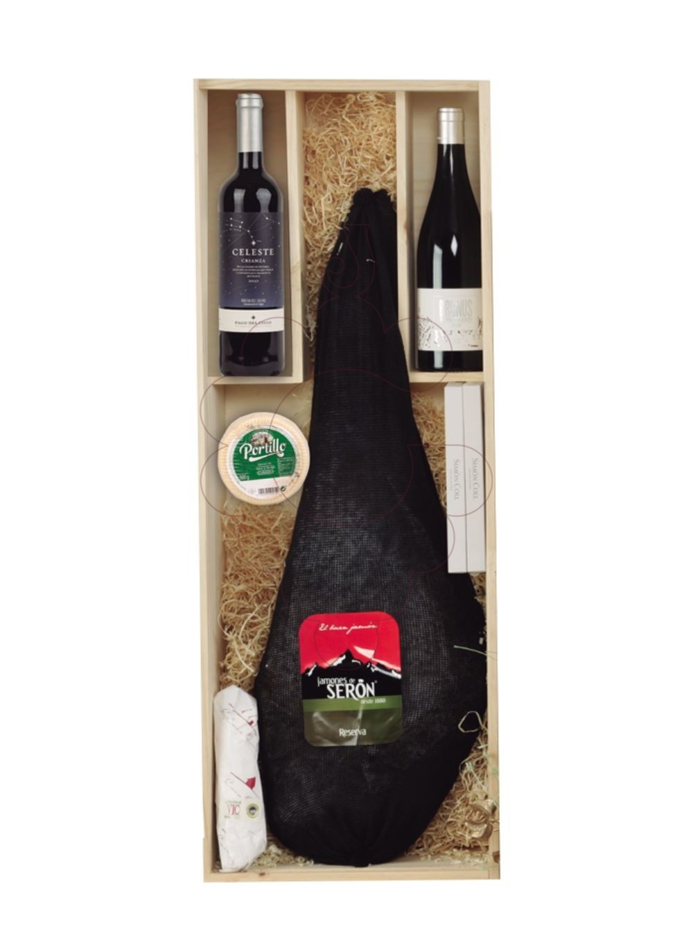 Photo Christmas boxes Christmas Pack + Serrano Ham 8kg