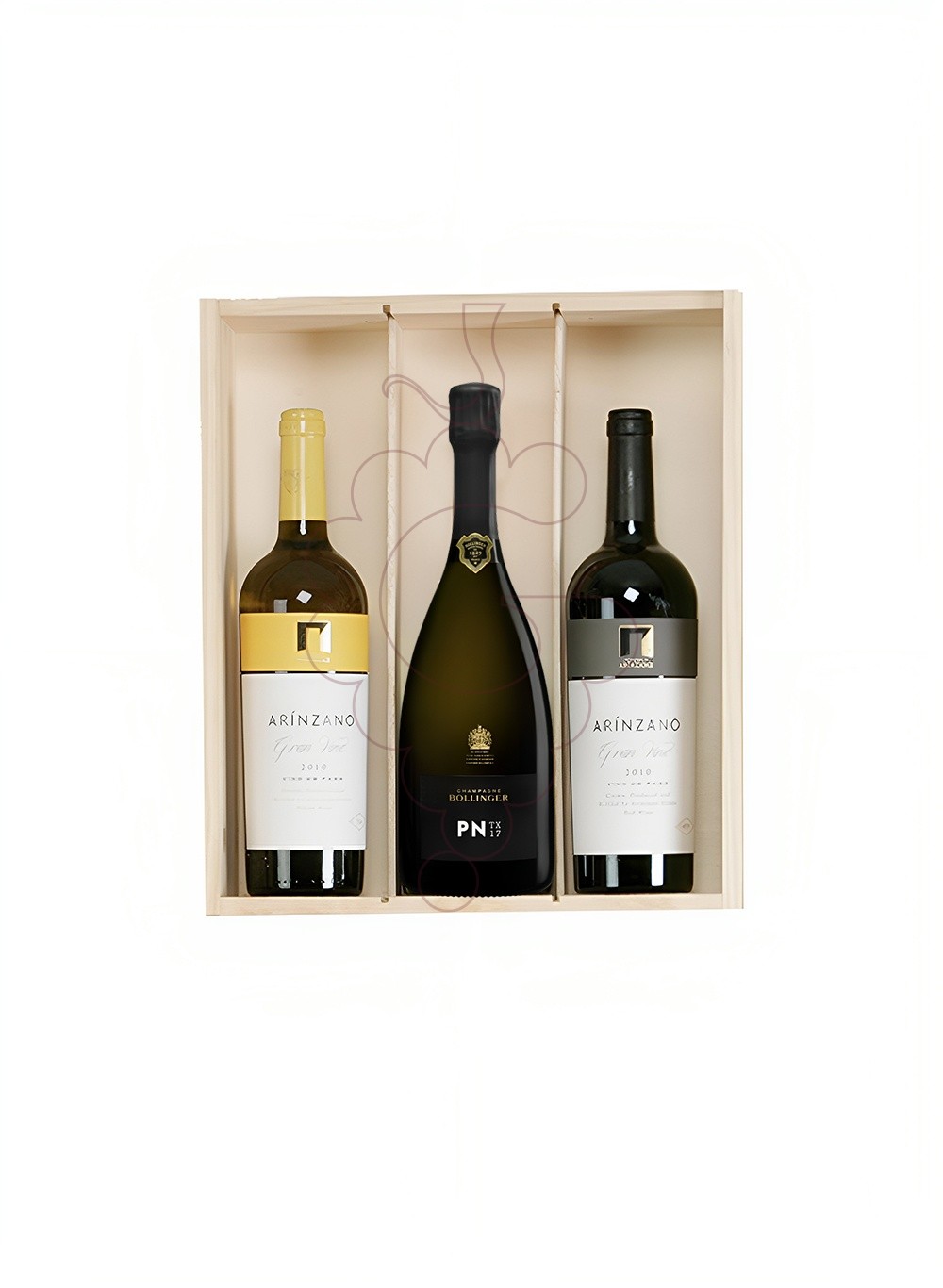 Photo Christmas boxes TOP Pack: 2 Bottles of Wine + Champagne