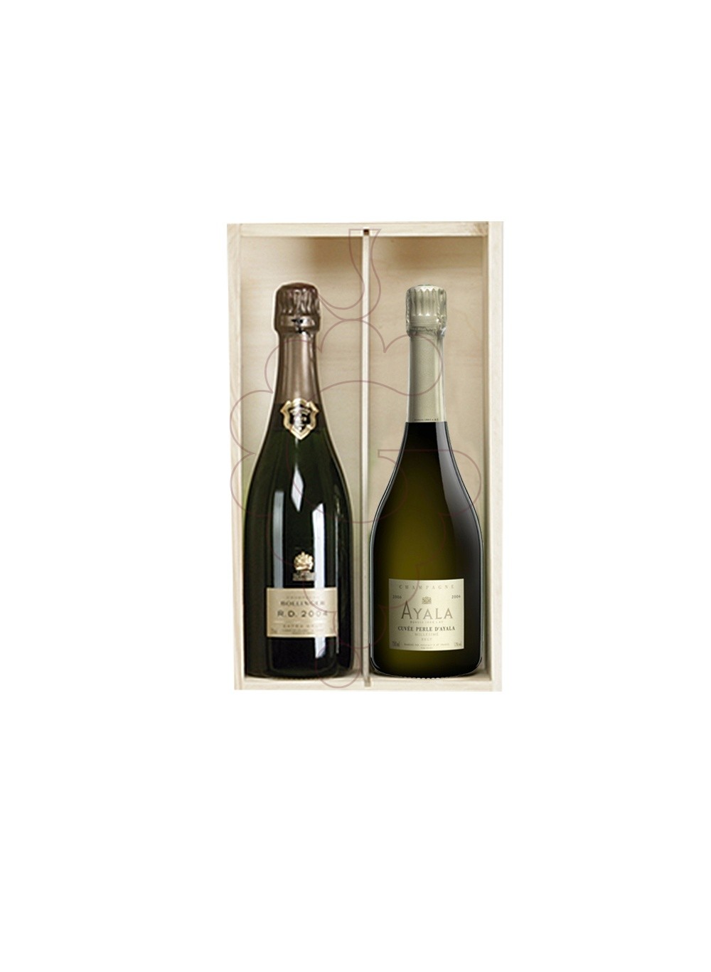 Photo Christmas boxes 2 Champagne bottles Pack