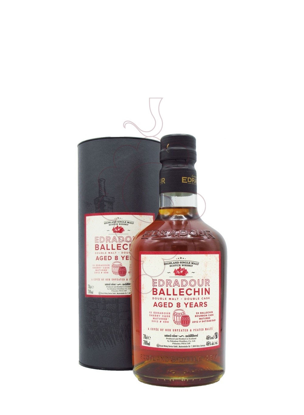 Photo Whisky Edradour ballechin 8 years 70c