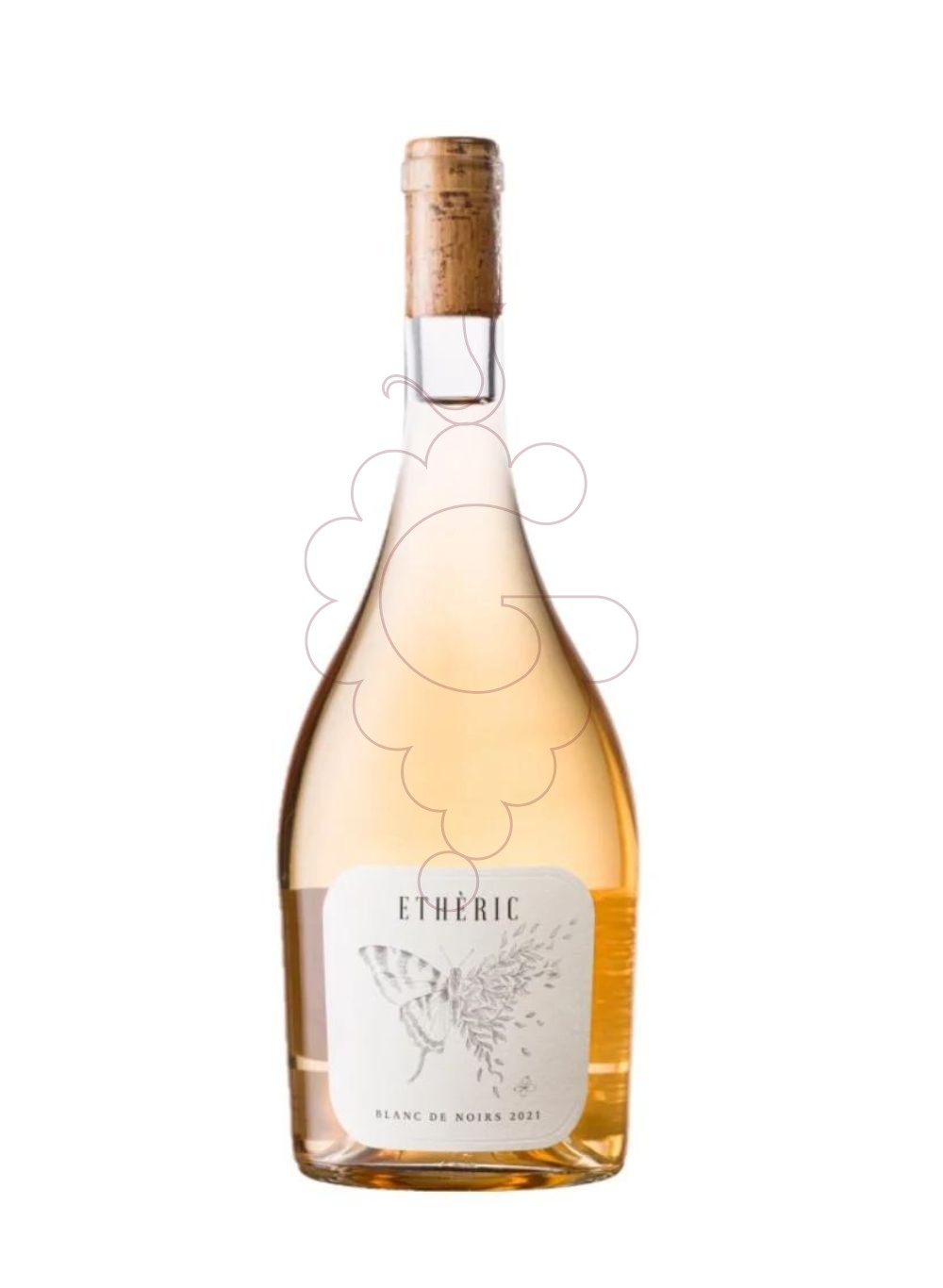 Photo Ethèric Blanc de Noirs rosé wine