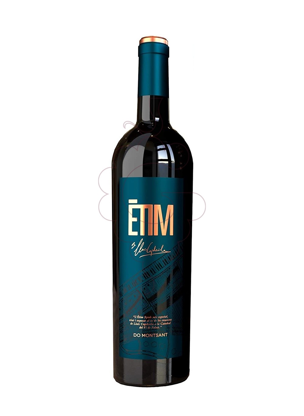 Photo Etim Syrah Lluís Capdevila red wine
