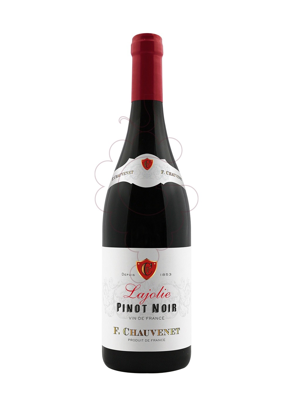 Photo F.Chauvenet Lajolie Pinot Noir red wine