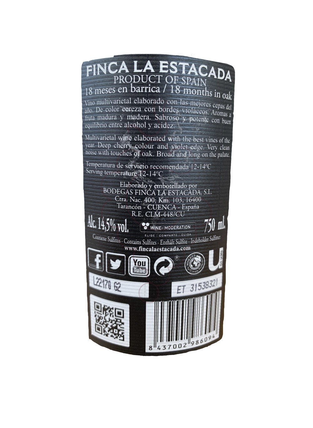 Photo Finca la Estacada Varietales red wine