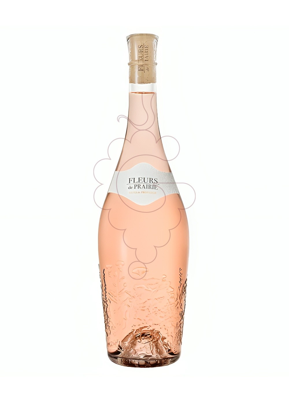 Photo Fleurs Prairie Provence Magnum rosé wine