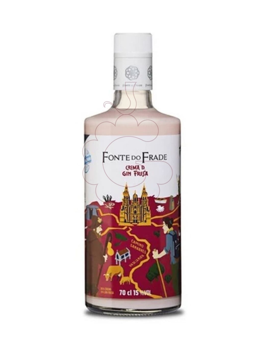 Photo Liqueur Fonte do frade crema fresa