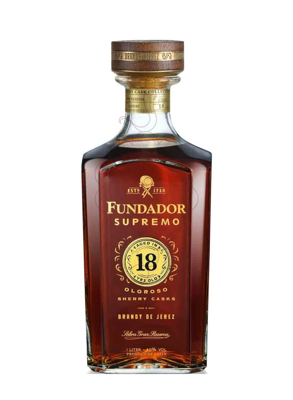 Photo Brandy Fundador Supremo 18 Years