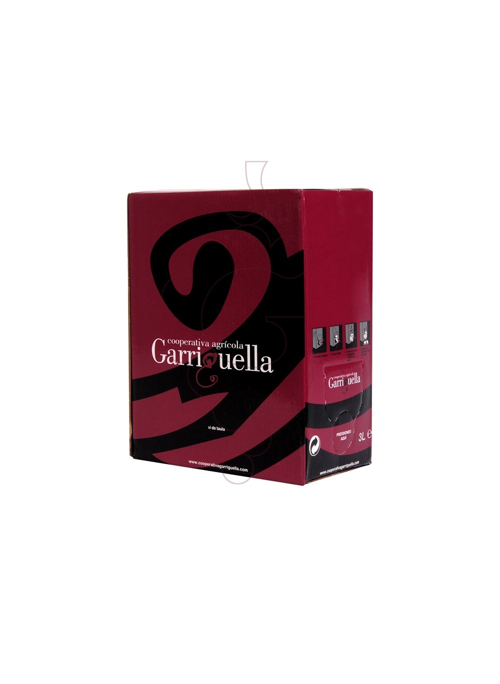 Photo Garriguella Negre Box red wine