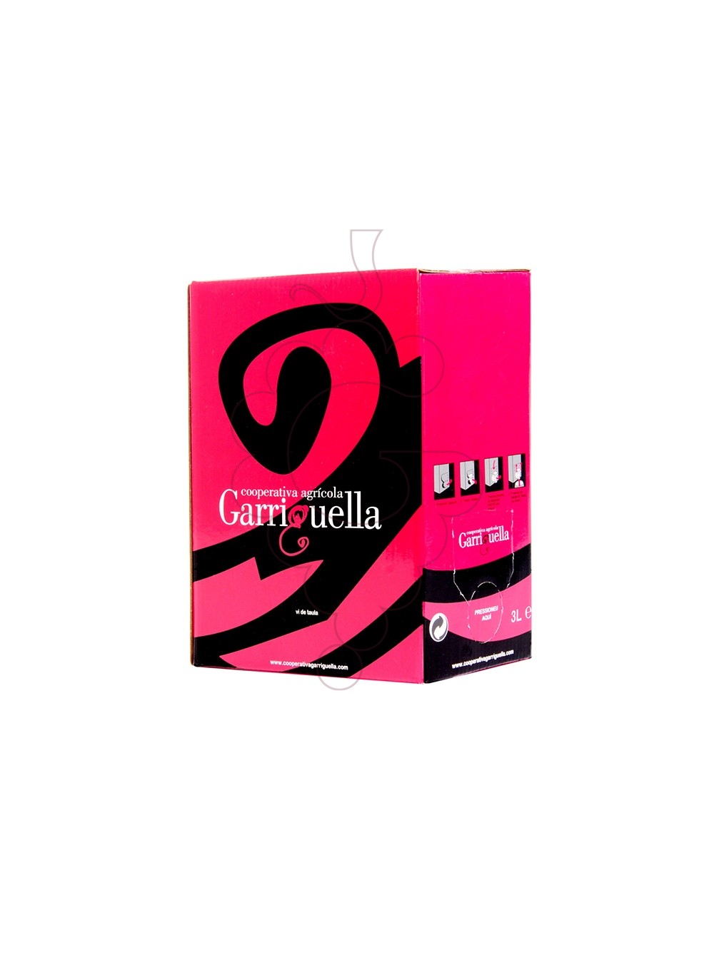 Photo Garriguella Rosat Box rosé wine