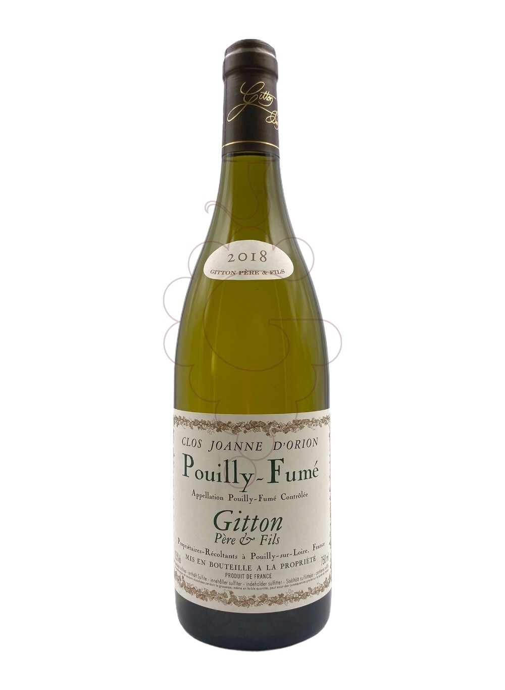 Photo Gitton Clos Joanne d'Orion Pouilly-Fumé white wine